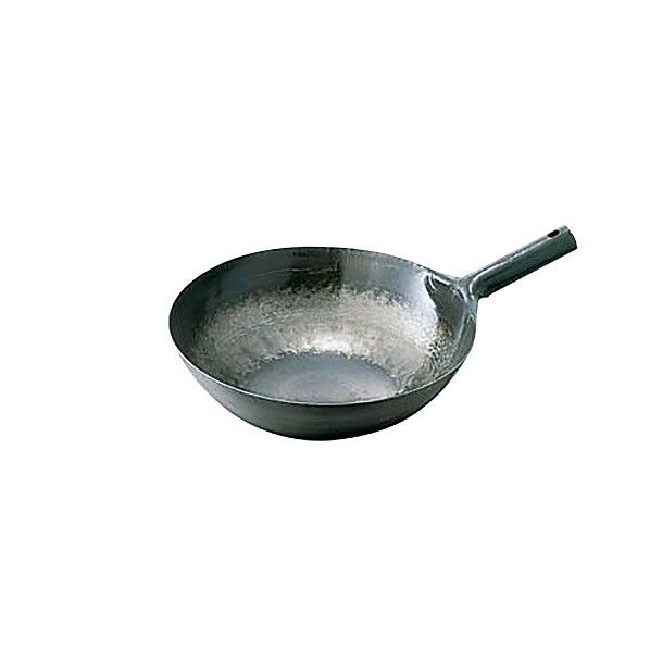 kan 鉄打出片手中華鍋 1.2mm 24cm 1個