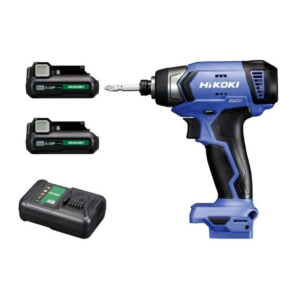 HiKOKI(ハイコーキ) 10.8V 充電式 インパクトドライバー セット品(電池2個・充電器付) 最大トルク110N・m FWH12DAL (2BS) 1台...