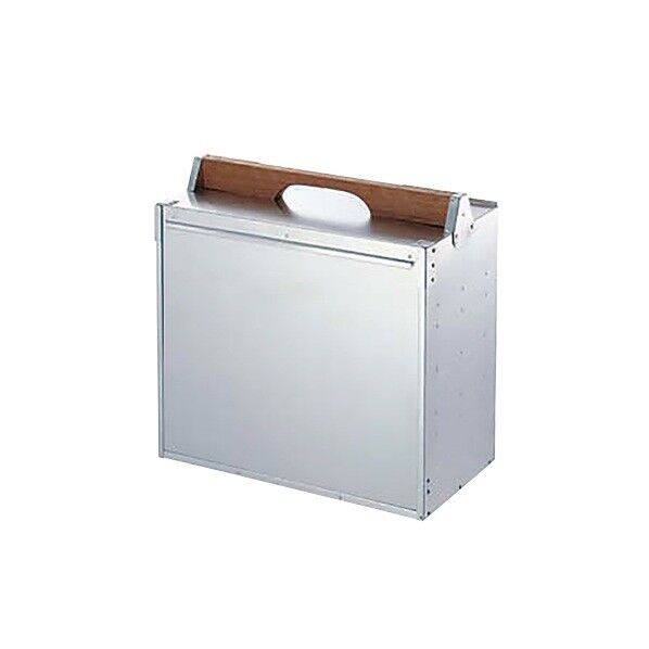 アルミ出前箱 横型 5段 外寸幅×奥行×高さmm:475×250×H470 053008 1点