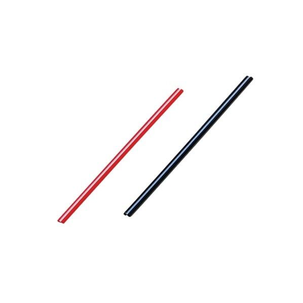 マドラーストロー 13cm(φ2x2)黒 500本