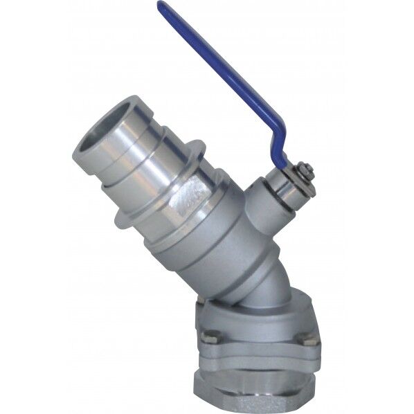 黄銅製 1.6MPa 45°ボールコック式散水栓『らくらくバルブ45』