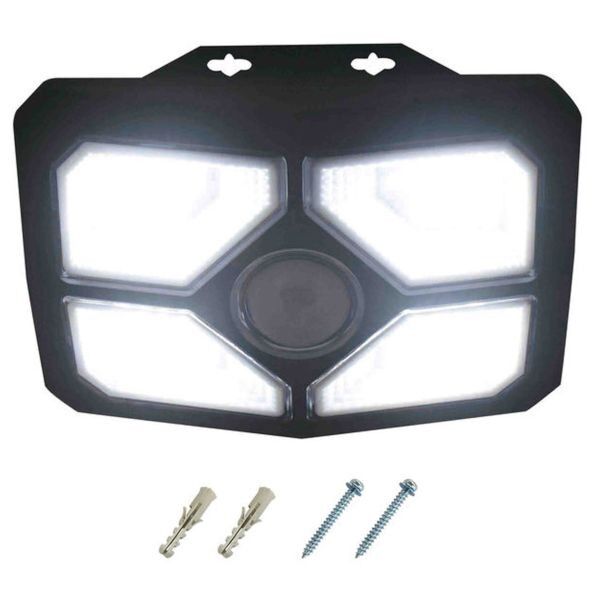 明るさ切り替えができるソーラーウォールライト 600lm