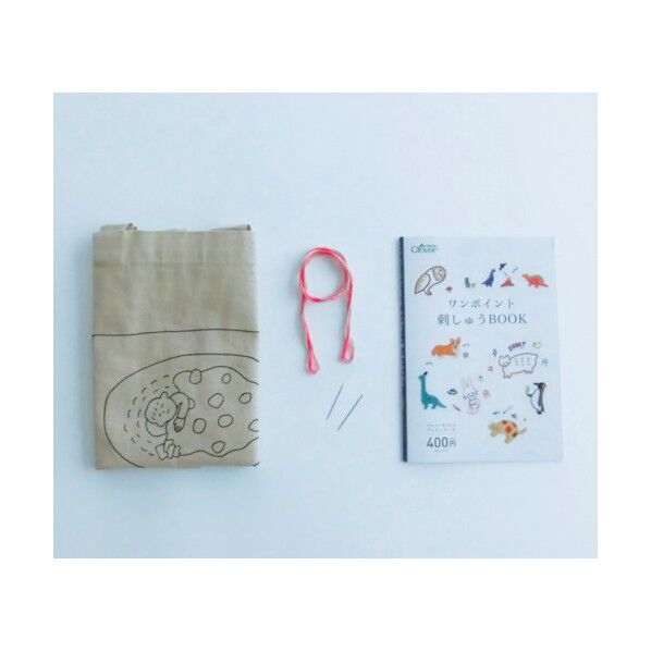 刺しゅうのキット トートバッグ 61-419 1点