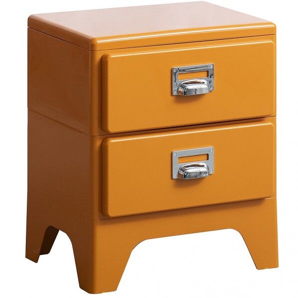 多段チェスト Cran(クラン) 2段 オレンジ CBN-H002