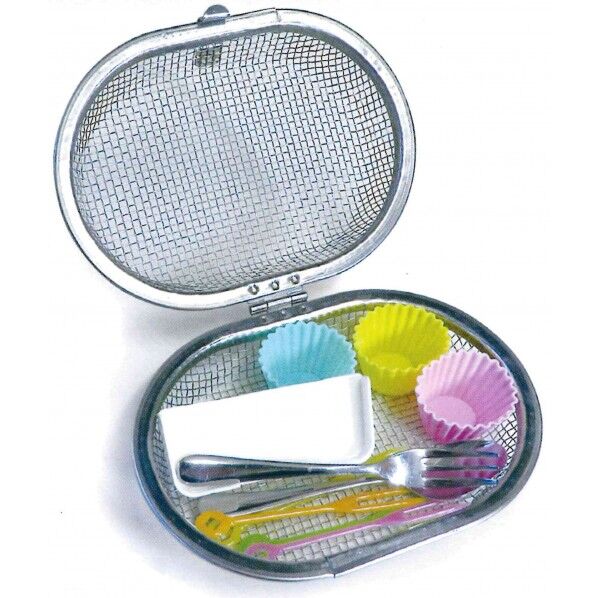 ステンレス食洗機カゴ 小(楕円)