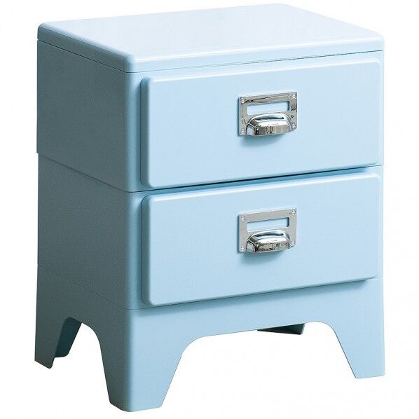 多段チェスト Cran（クラン） 2段 ライトブルー CBN-H002