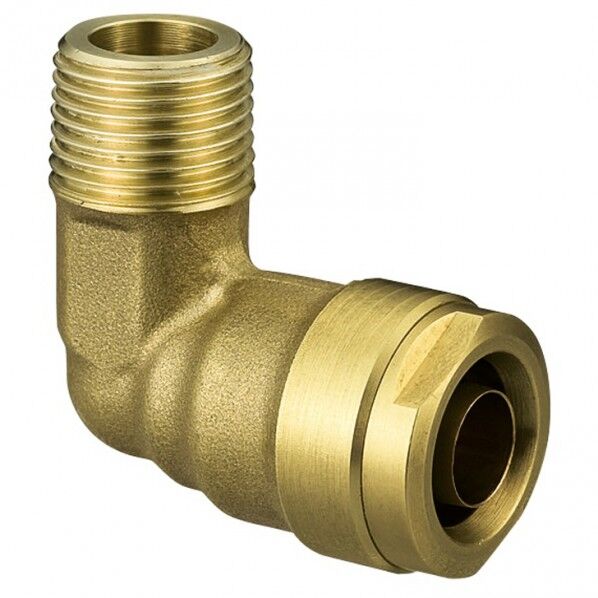 製作所 ダブルロックジョイント WL1型 エルボテーパおねじ(黄銅) R3/4×13A WL1-2013-S 1点