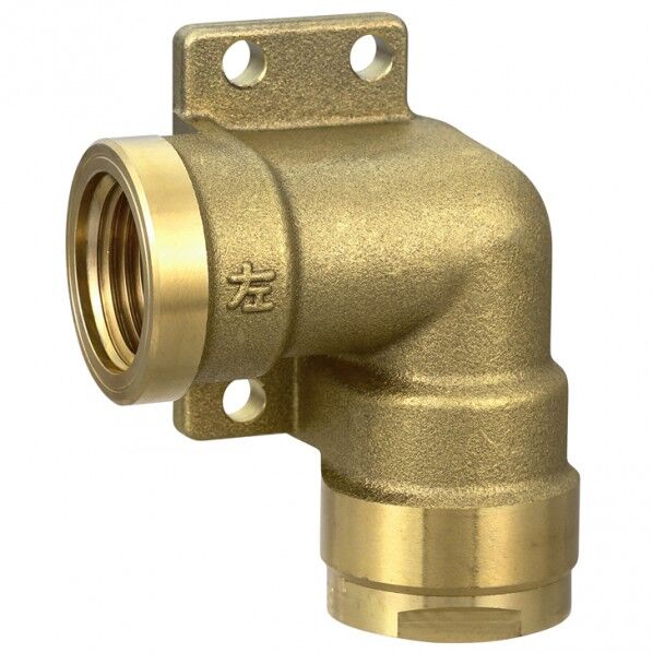 Rp1/2 左座水栓エルボ