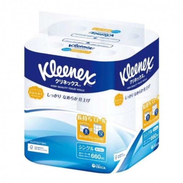 クリネックス長持ち8ロールシングル