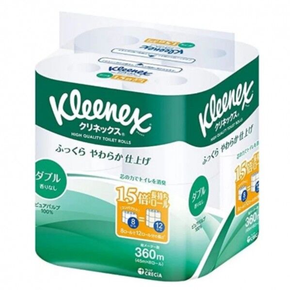クリネックス長持ち8ロールダブル45M