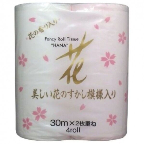 花ゴールド30m 4ロール×12パック パルプ100%