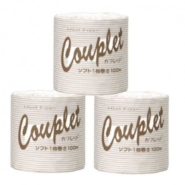 カプレットソフト1ロール 個包装 100mシングル×100ロール