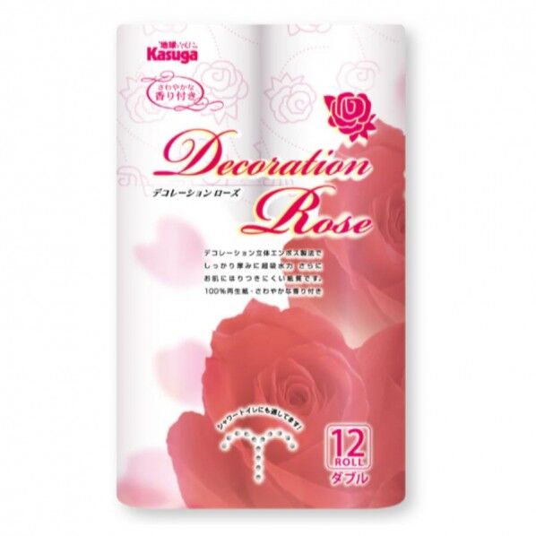 デコレーションローズピンク 12RW 1箱(12本×8パック入)