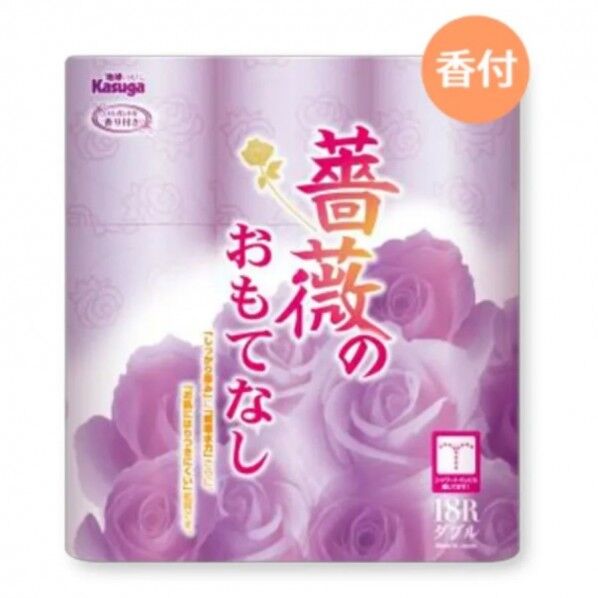 薔薇のおもてなし・パープル 25m 18ロール×6パック ダブル