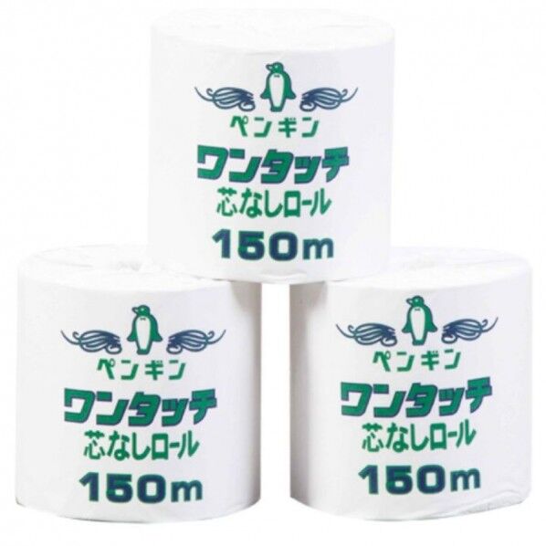 ペンギンワンタッチコアレス 150m個包装 1箱(48本入) 1箱