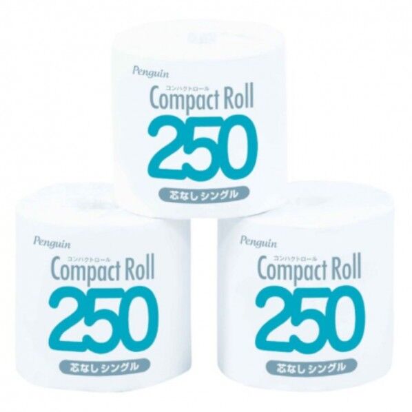 ペンギン ワンタッチ コンパクトロール250 個包装 シングル 1ロール×32個