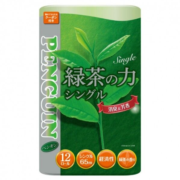 緑茶の力 シングル 12ロール×6パック - 6パック