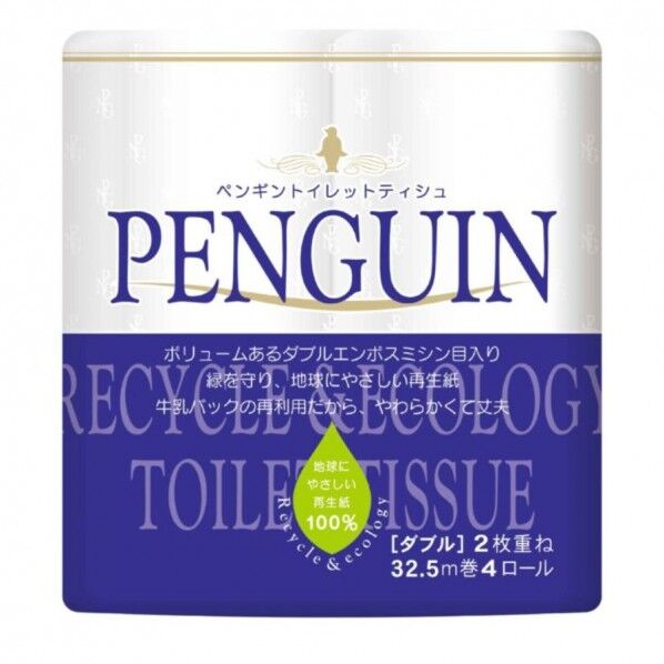 ペンギン 4ロール×24パック ダブル ホワイト 24パック