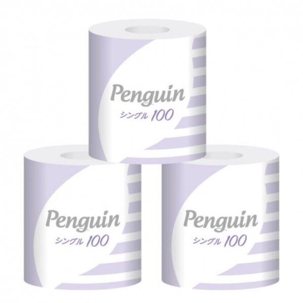 ペンギン シュリンク 100m 1ロール×80個 シングル