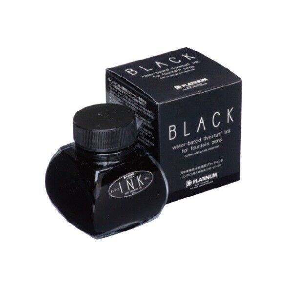 万年筆用 水性染料 インク ブラック W57×D57×H63mm 60ml INK-1200 #1 1台