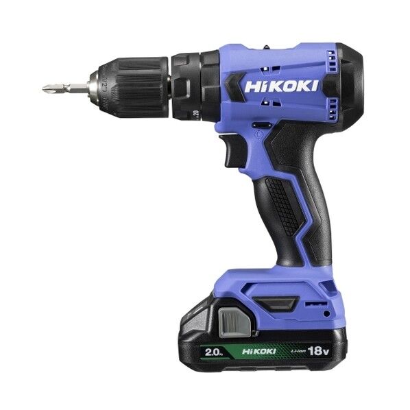 18V コードレス 振動ドライバドリル 20段クラッチ バッテリー×2個 充電器 ケース付