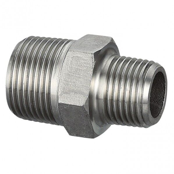 316 1/4×1/8六角ニップル