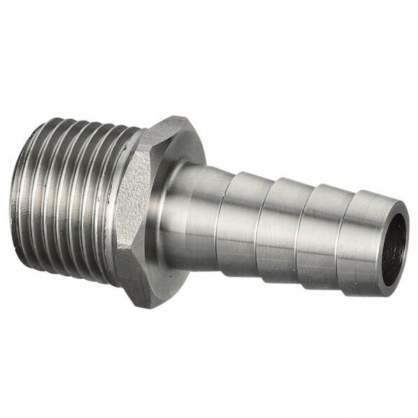 304 3/8×6六角ホースニップル