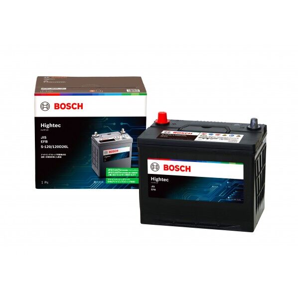ボッシュ EFB バッテリー Hightec (mm 長さX幅X高さ_x000D_ 259X172X222 HT-S-120/120D26L 1個