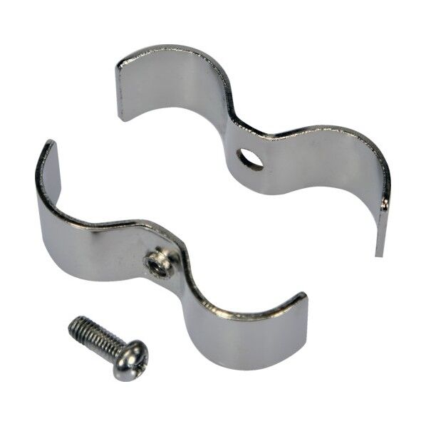 スチール製メッシュラック用支柱用連結金具