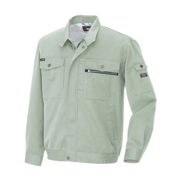 長袖ブルゾン(男女兼用) 005アースグリーン SS 3201 1