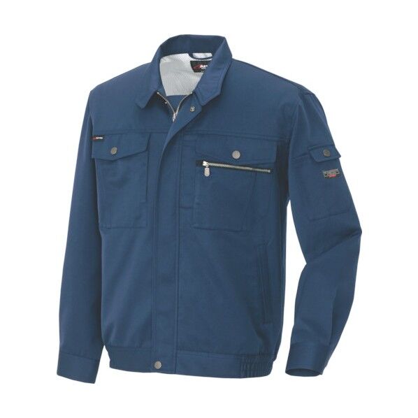 長袖ブルゾン(男女兼用) 008ネイビー 5L 3201 1