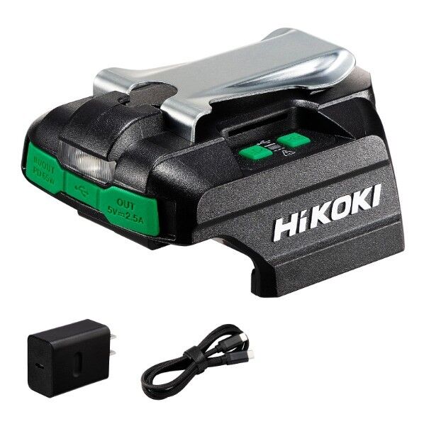HiKOKI(ハイコーキ) 充電器 14.4V 18V マルチボルト対応 USB対応 ブラック UC18DA 1台...