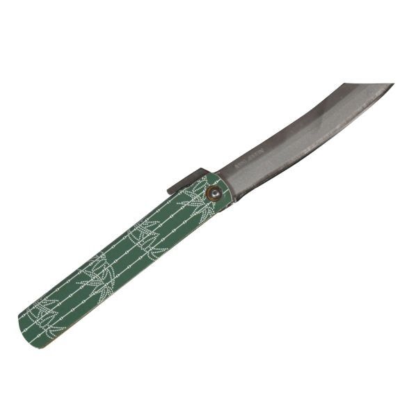 肥後ナイフ 牛革貼 竹ステン割込み8A 桐箱入 特大 1個