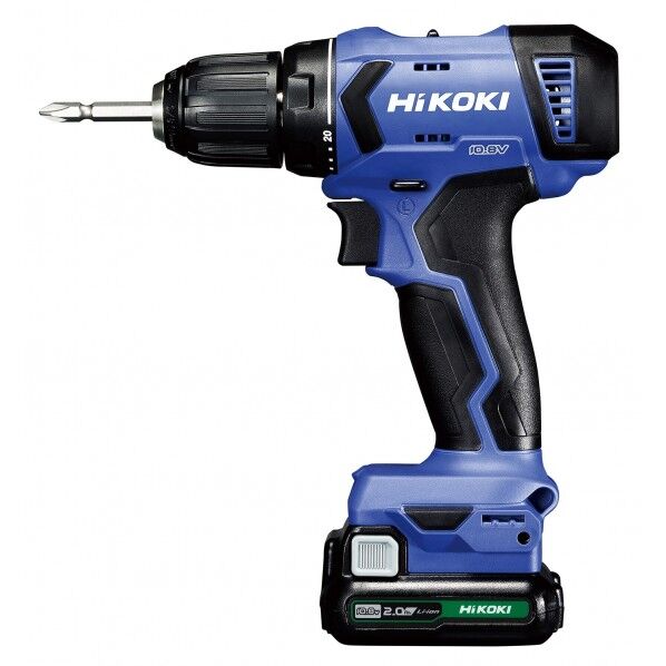 HiKOKI(ハイコーキ) 10.8V 充電式 ドライバードリル セット品 (電池2個・充電器付) FDS12DAL (2BS) 1台...