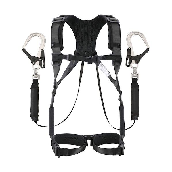 TJMデザイン(タジマ) ハオルハーネスHA KR150FA シングルL8 ダブルセット フリーサイズ 黒 A1HAKR-WL8BK 1個...