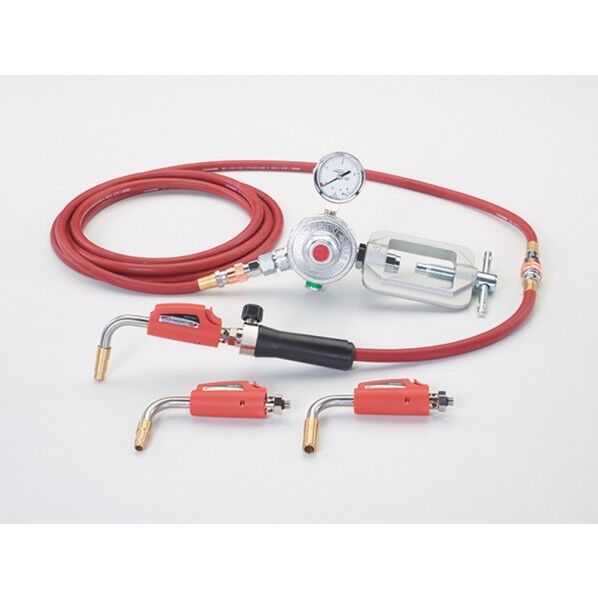 TASCO(タスコ) 先端90°ワンタッチ着火式アセチレンバーナーキット10mホース TA371FBL 1点...