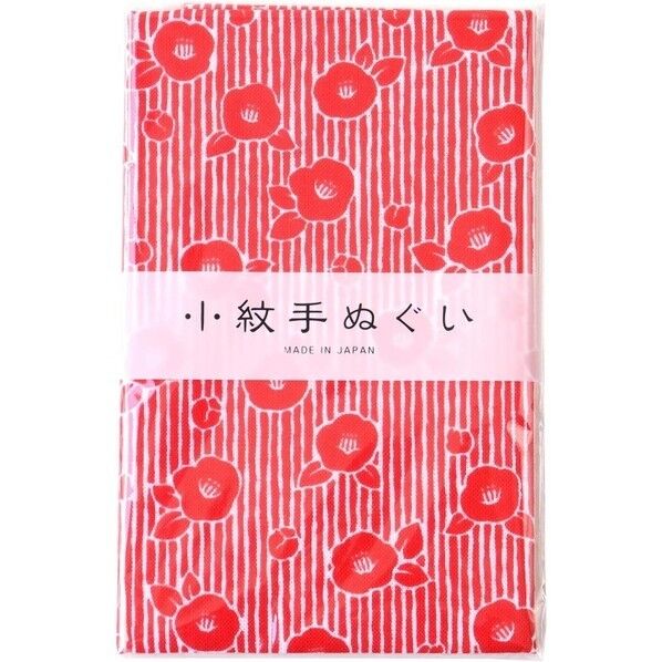 日本紐釦貿易 小紋手ぬぐい 椿
