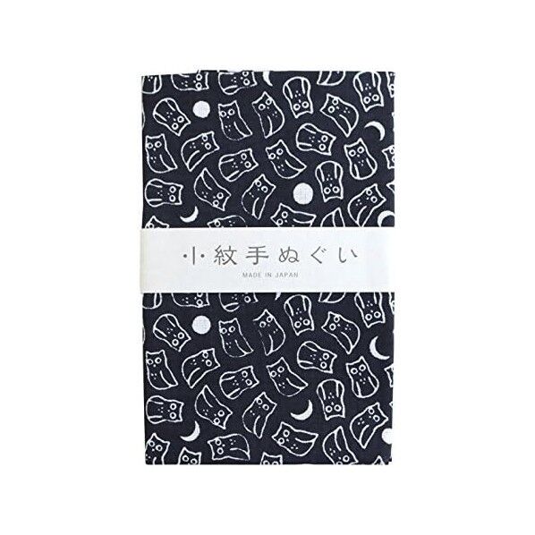 日本紐釦貿易 小紋手ぬぐい ふくろう