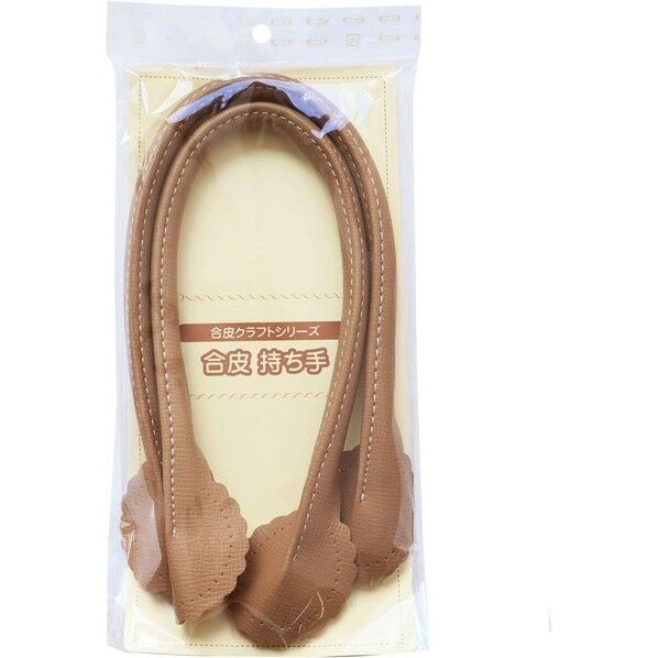 日本紐釦貿易 フラワー型合皮持ち手