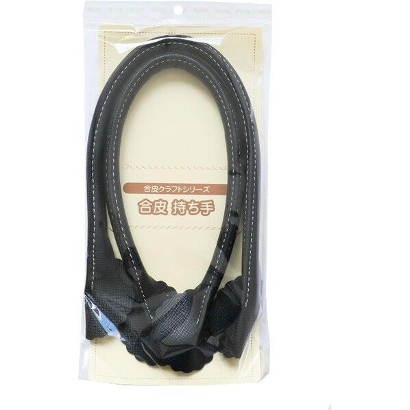 日本紐釦貿易 フラワー型合皮持ち手