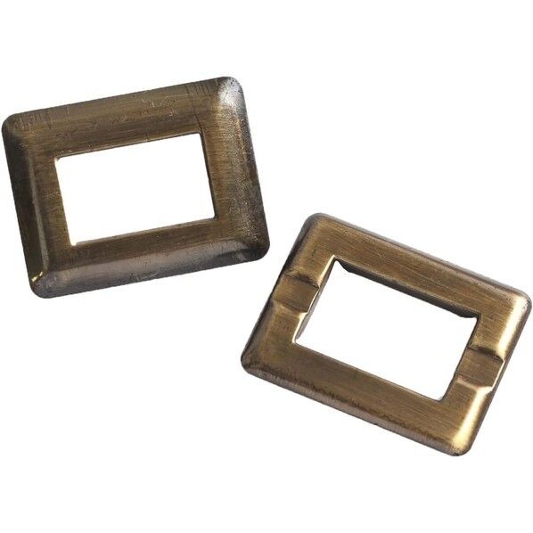 日本紐釦貿易 ツメ式ハトメ 長方形 小