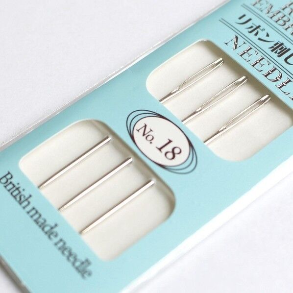 日本紐釦貿易 刺しゅうリボン針 18番