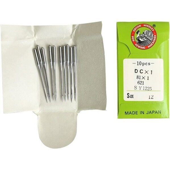 日本紐釦貿易 工業用特殊ミシン針 オーバーロック用 12番手
