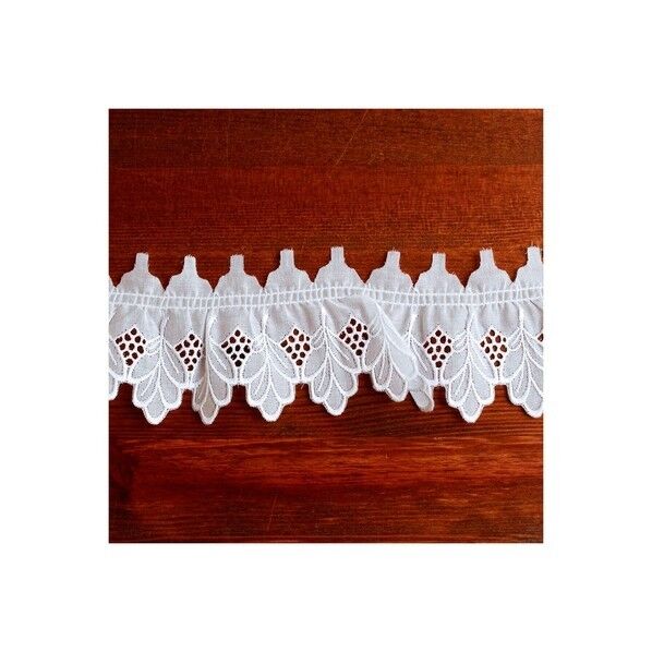 一井商店 綿レースフリル リーフ