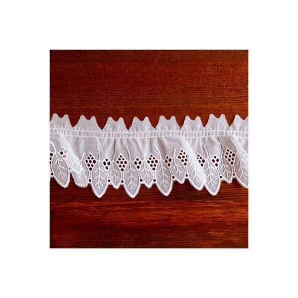 一井商店 綿レースフリル リーフ