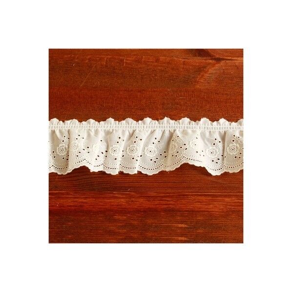 一井商店 綿レースフリル フラワー