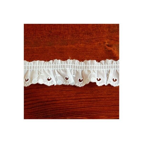 一井商店 綿レースフリル さくらんぼ