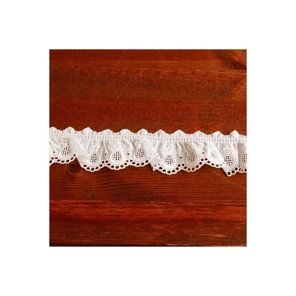 一井商店 綿レースフリル フラワー