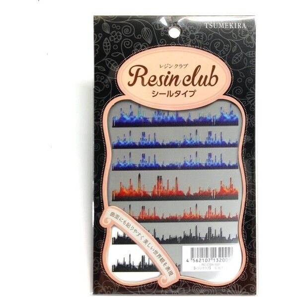 【レジンクラブ】 コンビナート 【両面】 UVレジン用シールパーツ