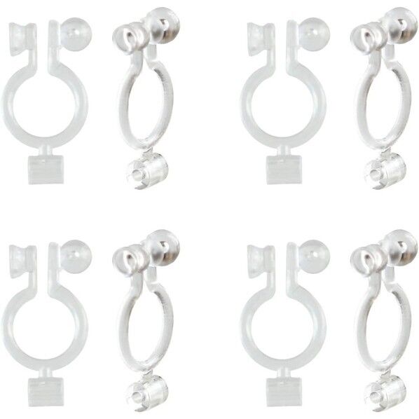 日本紐釦貿易 樹脂イヤリングコンバータ Vカップ付